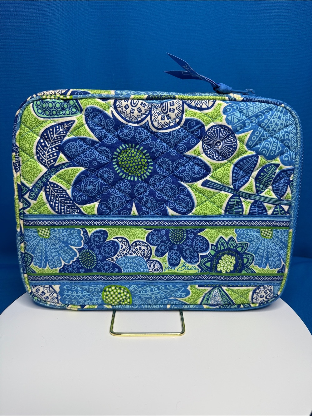 GORGEOUS VERA BRADLEY DOODLE DAISY RETIRED PATTERN TABLET E READER HOLDER SLEEVE